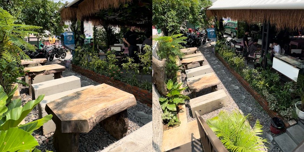 Area Outdoor Warung Mba Kiran 2 Sisi