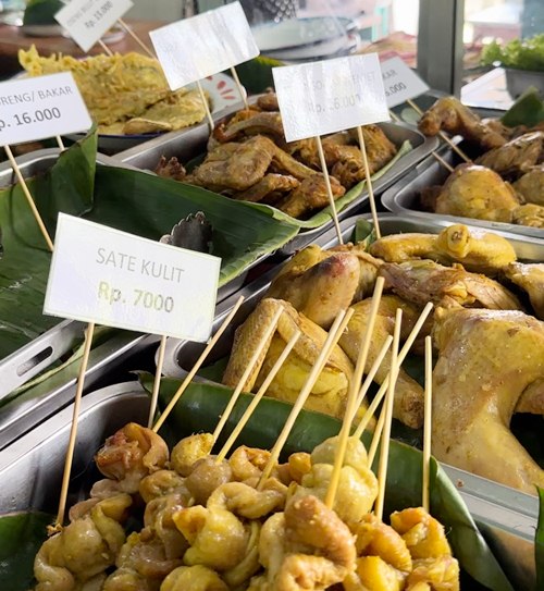 Menu Makanan di Warung Mba Kiran