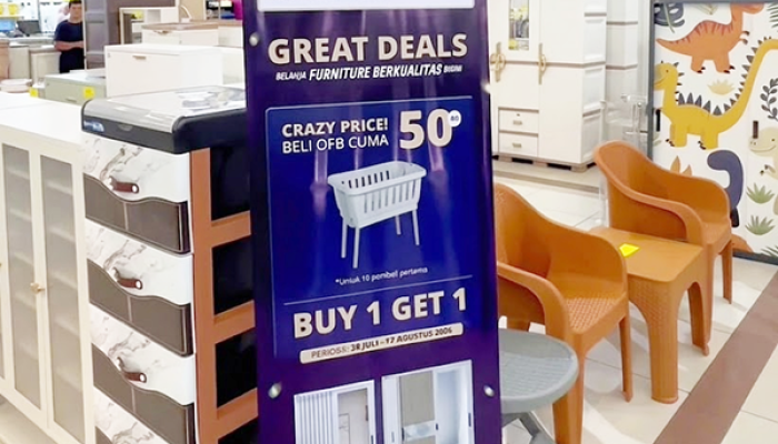 Upgrade Interior Rumah Hemat Parah: Bazaar Furniture Olymsteel & Olymplast Hadir di ADA Swalayan Bogor