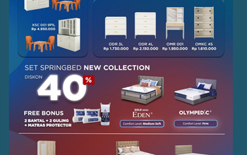Pameran Olymfair Furniture Beli 1 Gratis 1 di Yasmin Square